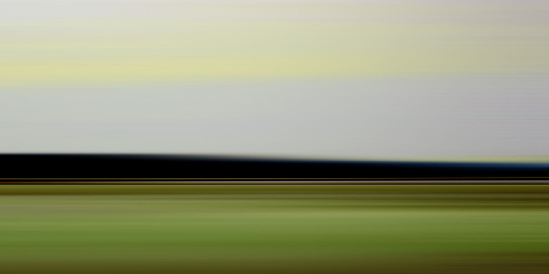 Green Field at Dusk