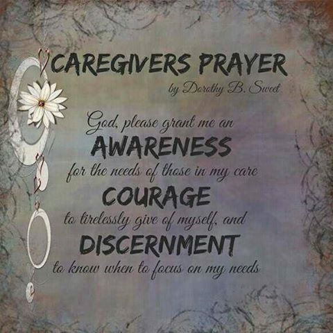 CAREGIVER PRAYER