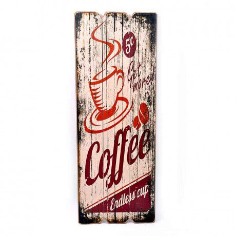 ΚΑΔΡΟ ΞΥΛΙΝΟ «COFFEE» 80x30