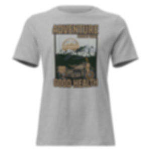 Adventure Starts With Good Health || Women's Relaxed T-Shirt