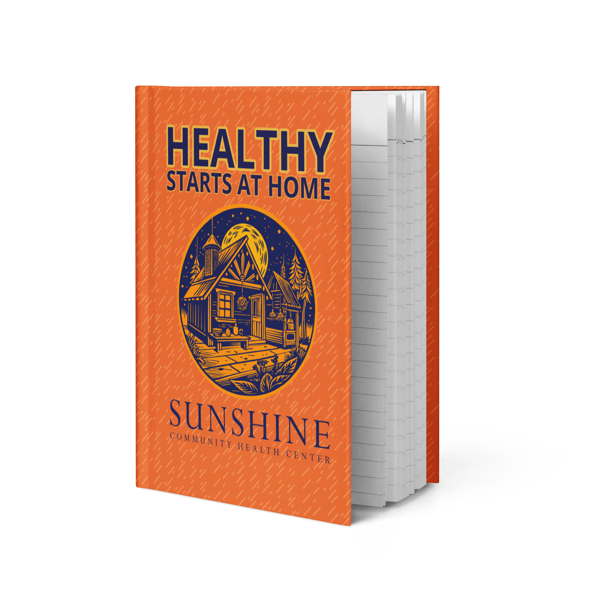 Healthy Starts At Home || Hardcover journal matte