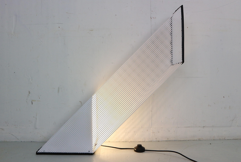 Thumbnail: Paolo Piva Open White Metal Floor Lamp for Lumenform, 1970s, Italy