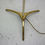 Thumbnail: French Floor Lamp Brass and Metal, 1950s