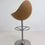 Thumbnail: Set of three Trompet Base Swivel (Venus) Barstool by B. Johanson, 1960s
