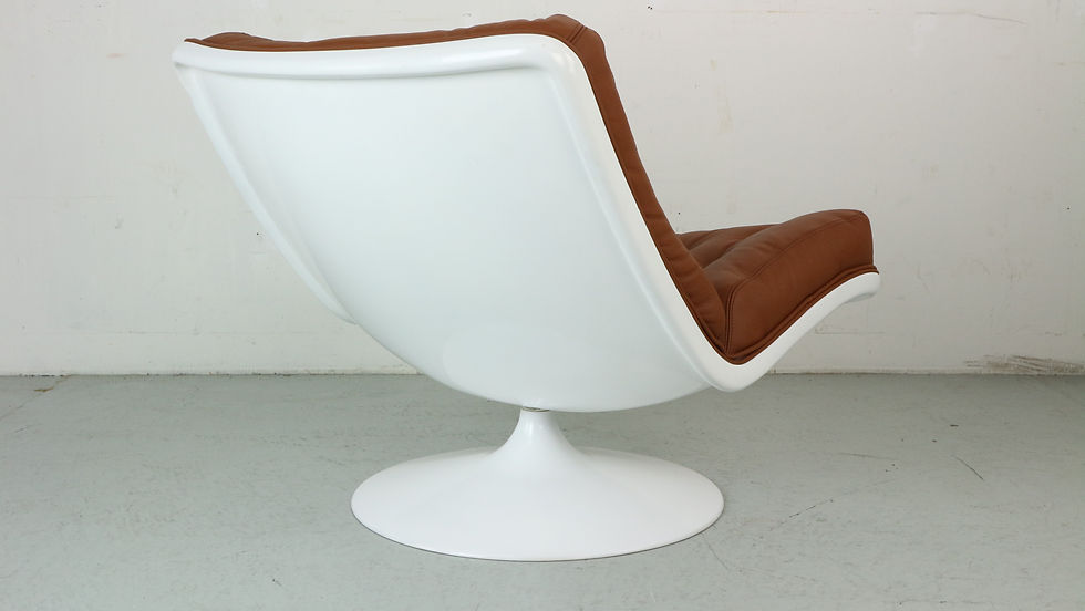 Thumbnail: No. 976 Swivel Chair by Geoffrey Harcourt for Artifort, The Netherland