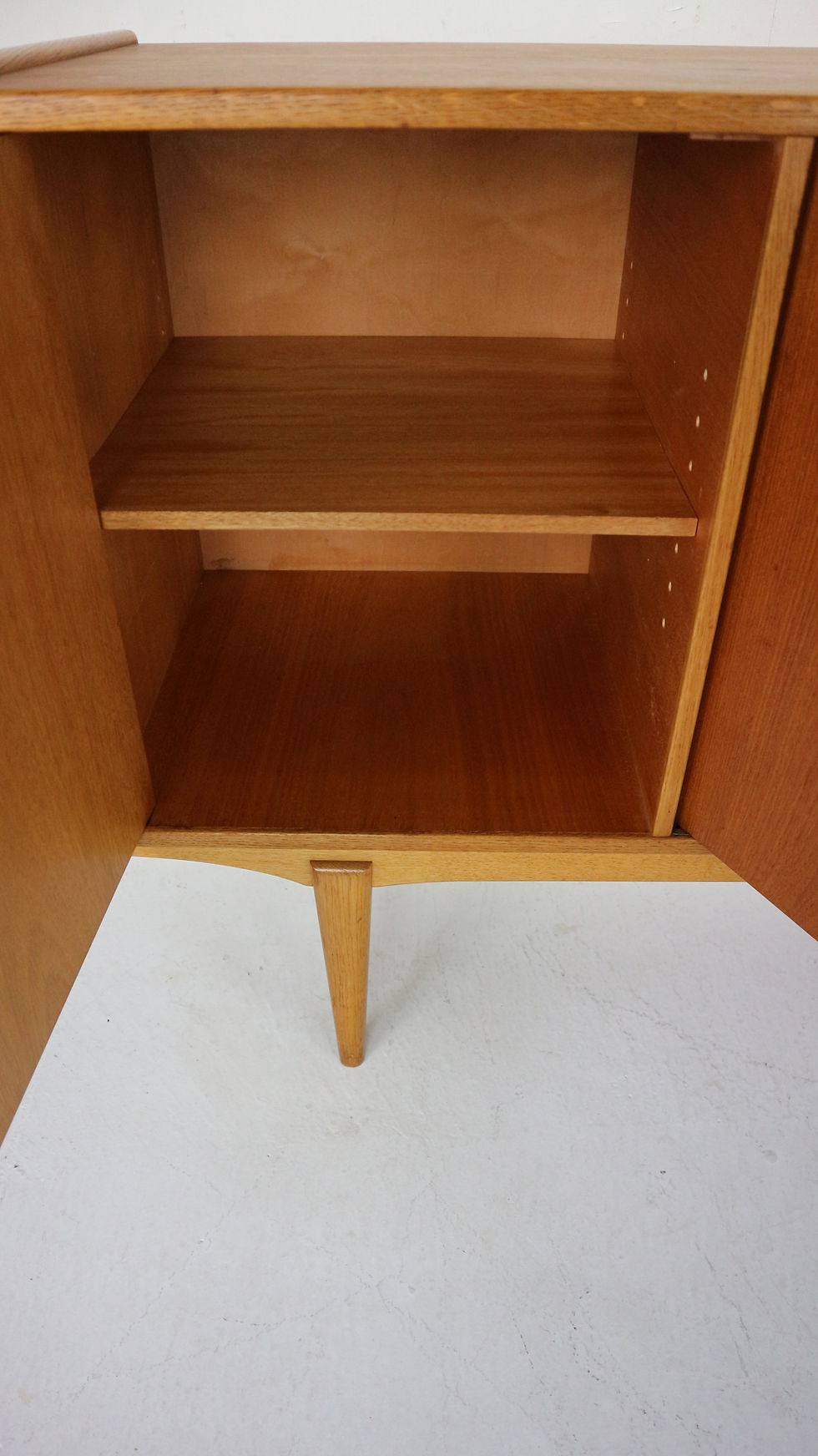 Thumbnail: Scandinavian Modern Design Teak and Oak Sideboard, 1960s Sweden