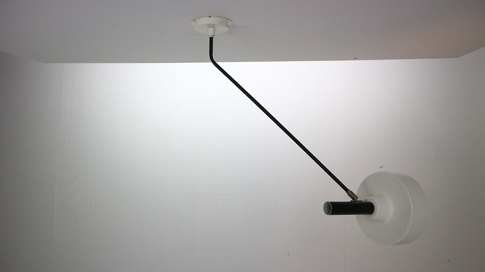Thumbnail: Wall or Ceiling Lamp, Model '190 B' by Willem Hagoort, Netherlands, 1950s