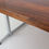 Thumbnail: Half Round Mid-Century President Desk in Rosewood and Chrome Base
