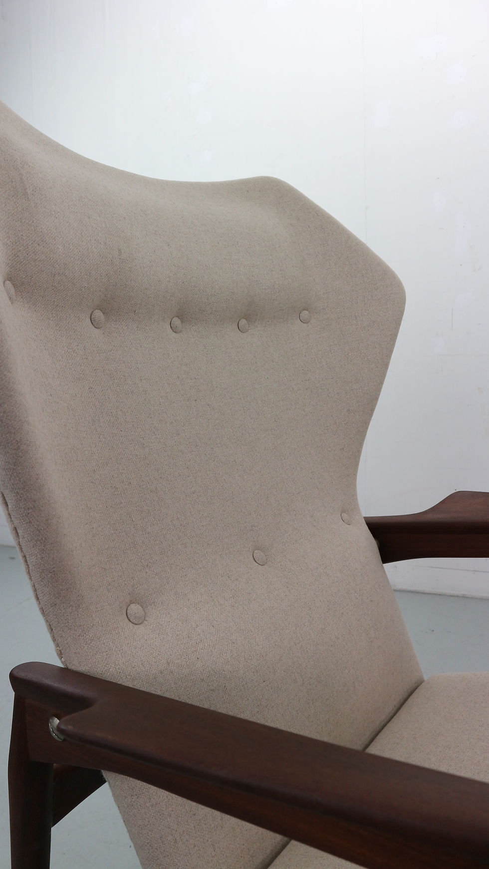 Thumbnail: Danish Adjustable Wingback Lounge Chair in Teak, by Ib KOFOD LARSEN