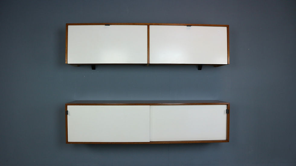 Thumbnail: Florence Knoll for Knoll set of two hanging cabinets, model 121 + 123 W-1, 1947