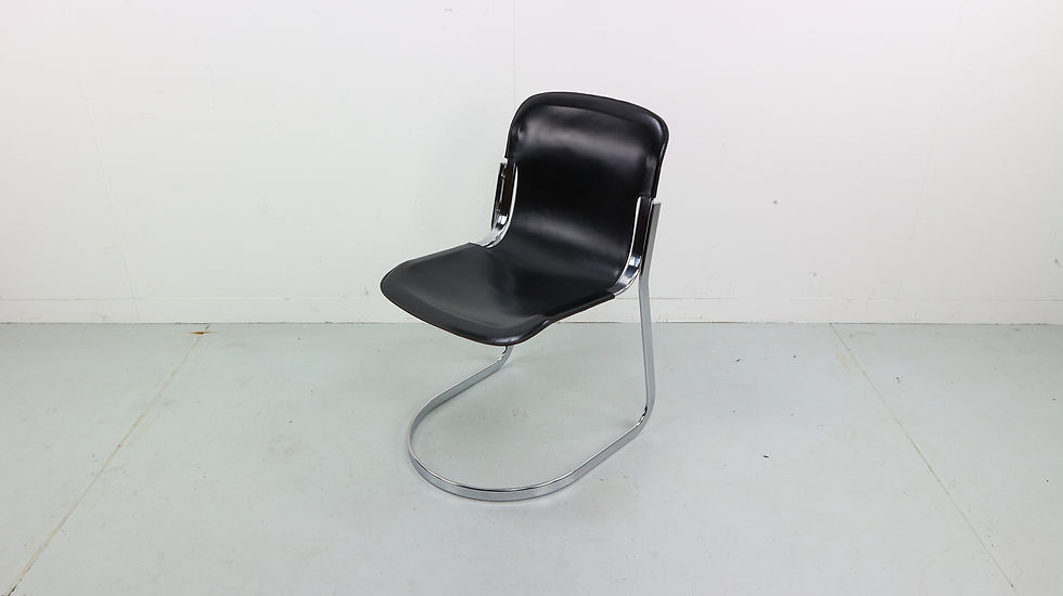 Thumbnail: Set of 4 Cidue Dinning Chairs by Willy Rizzo Dining Chairs, 1970s