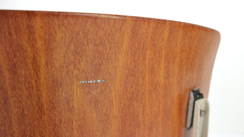 Thumbnail: Ynske Kooistra for Marko S201 Set of 6 Industrial Chairs, 1950s Holland