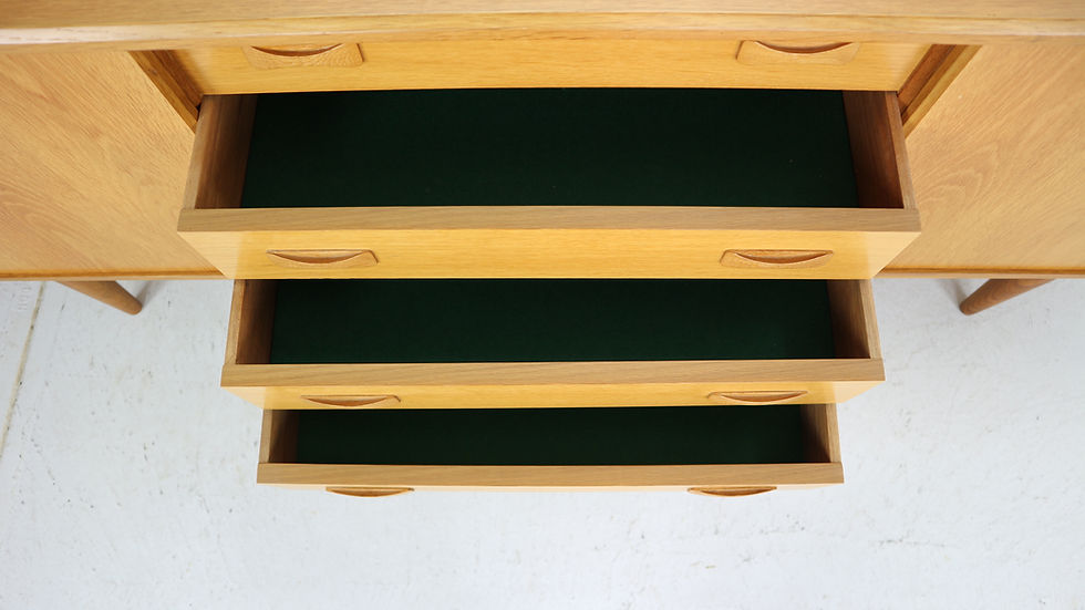 Thumbnail: Danish Design Oak Sideboard by Clausen & Søn, 1960s