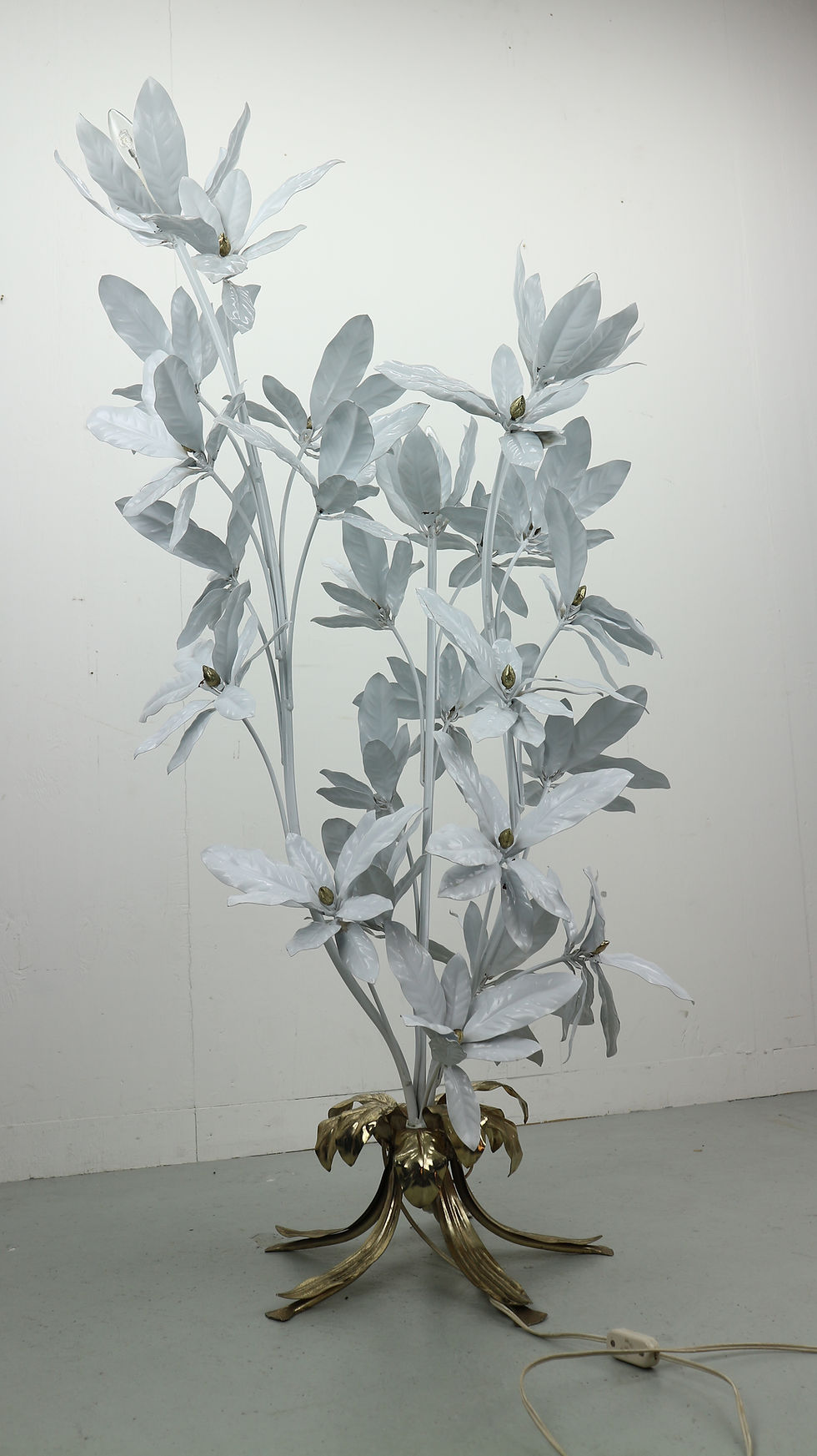 Thumbnail: Hans Kögl, Flower Brass Floor Lamp, 1970s