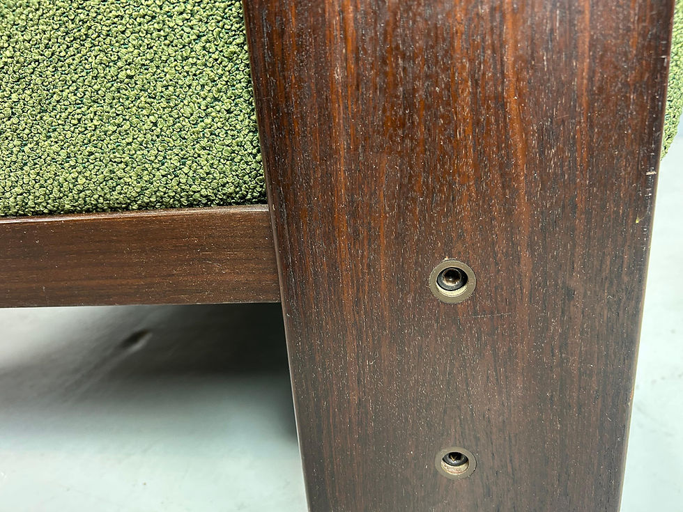 Thumbnail: Tobia Scarpa new Green Boucle "Bastiano" 2-Seater Sofa for Knoll, 1960s, Italy
