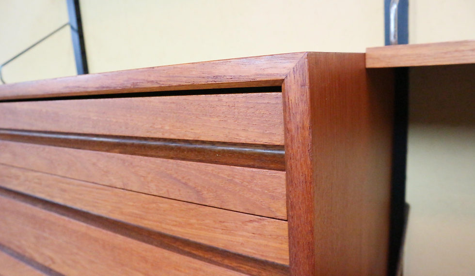 Thumbnail: Poul Cadovius XXL Royal System Danish Modern Teak Wall Unit Shelving, 1960