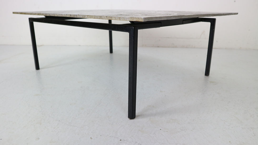 Thumbnail: Dutch Contemporary Art Minimalistic Aluminium Coffee Table, 1990, Netherlands