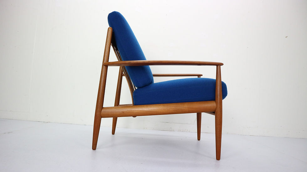 Thumbnail: Midcentury Teak Lounge Chair by Grete Jalk for France and Son, 1960s