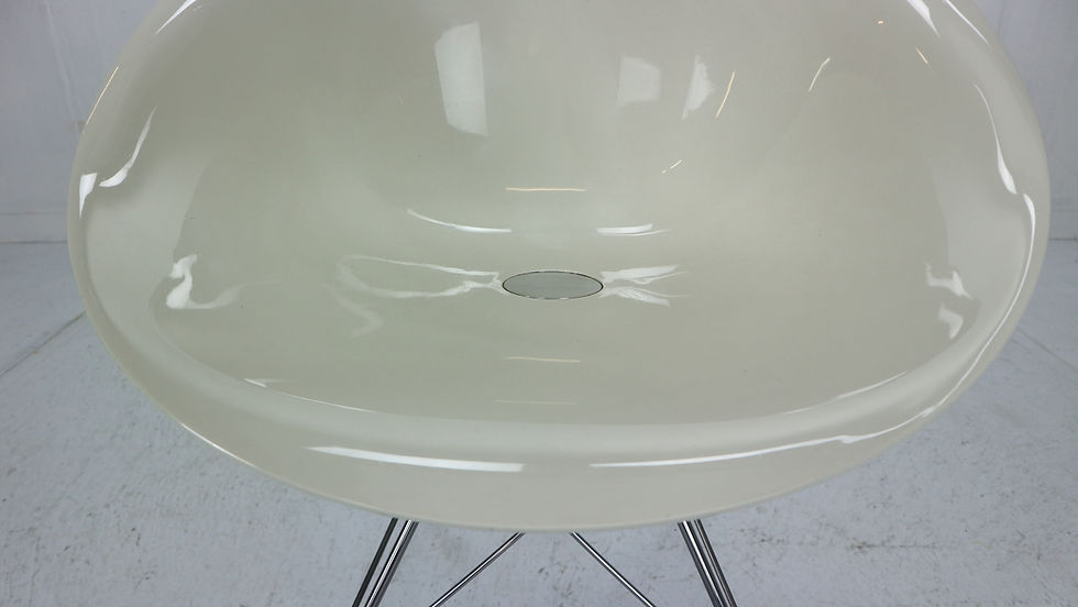 Thumbnail: Philippe Starck for Kartell White Lucite "Eros" Italian Chairs, Quantity 9