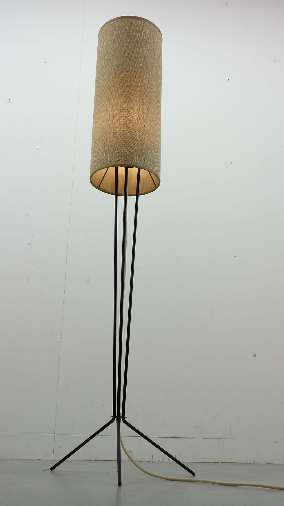 Thumbnail: Vintage Tripod Floor Lamp, 1950s