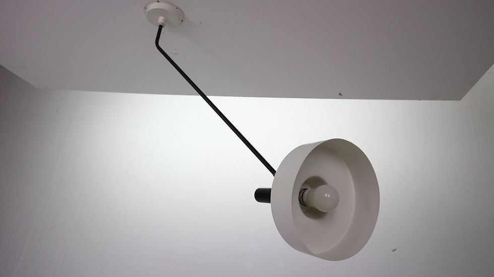 Thumbnail: Wall or Ceiling Lamp, Model '190 B' by Willem Hagoort, Netherlands, 1950s