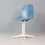 Thumbnail: Charles & Ray Eames "La Fonda" Blue Fiberglass Chairs Herman Miller