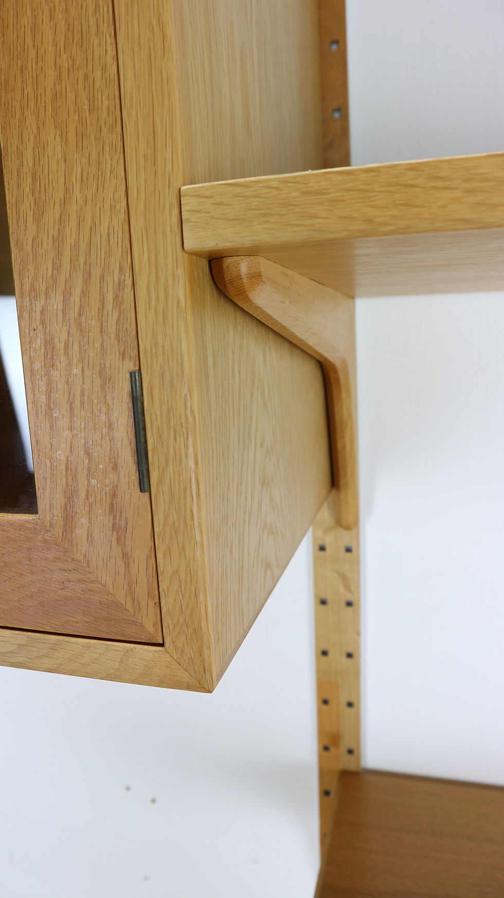 Thumbnail: Oak Wood Wall Unit by Rud Thygesen & Johnny Soren for H.G. Møbler, Denmark,1960s