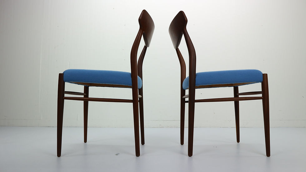 Thumbnail: Set of 2 Harry Østergaard Teak Chairs, Denmark, 1960s