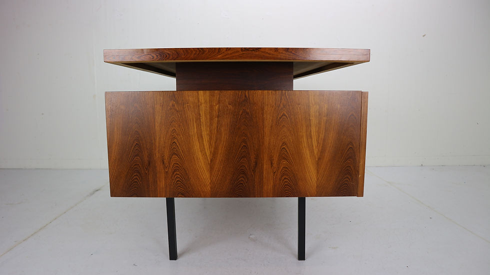 Thumbnail: Mid-Century Modern Rosewood Writing Table Desk by Leo Bub for Wertmöbel, 1960s