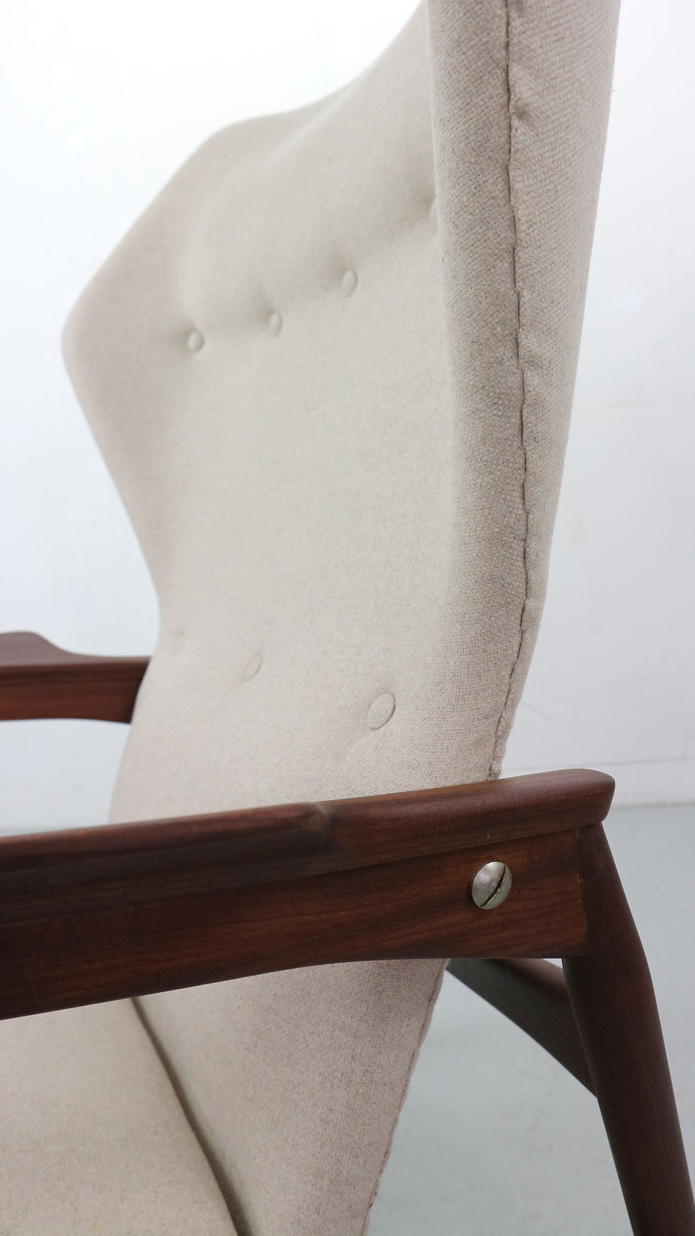 Thumbnail: Danish Adjustable Wingback Lounge Chair in Teak, by Ib KOFOD LARSEN