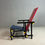 Thumbnail: Gerrit Rietveld Red and Blue Chair by Cassina