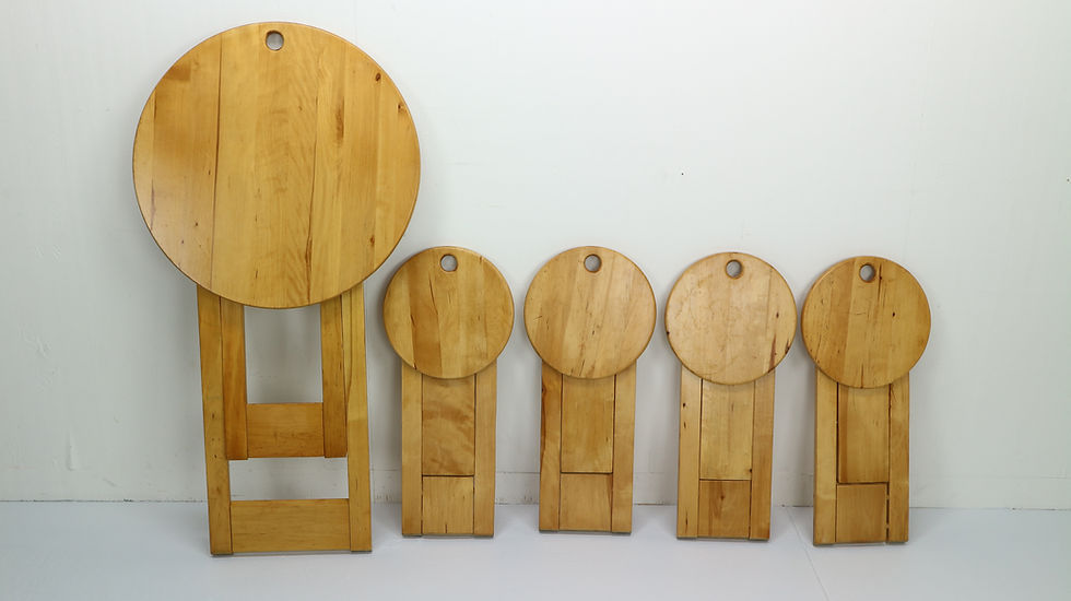 Thumbnail: 'Suzy' stools and table by Adrian Reed for Princes design Works 1980s