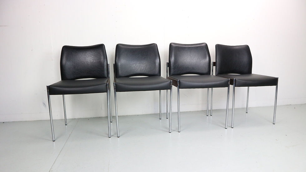 Thumbnail: Mid Century Design Dining Chairs From Thereca, 1960s, Set Of 4