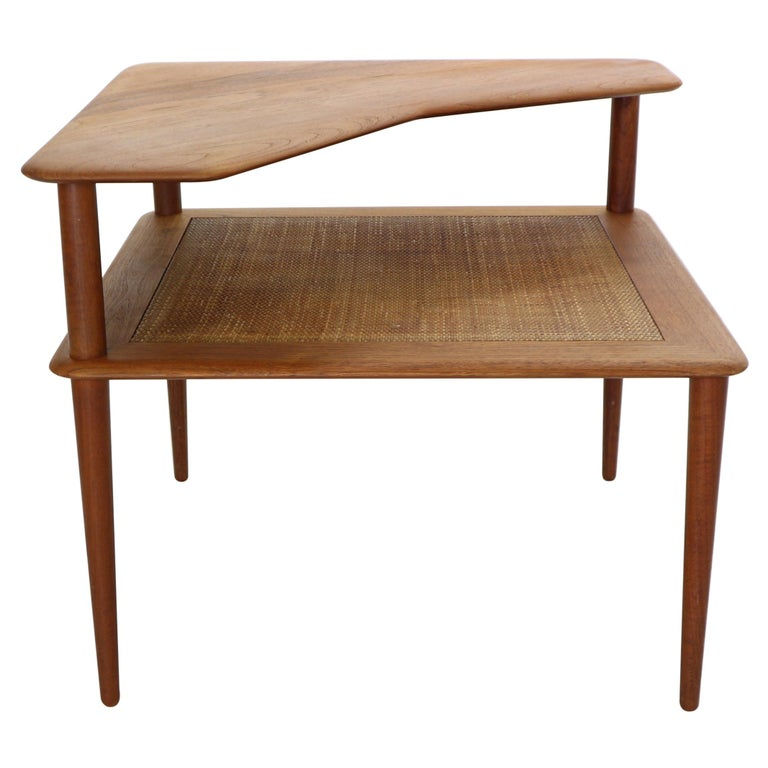 Minerva Teak Side Table by Peter Hvidt & Orla Mølgaard-Nielsen for France & Son