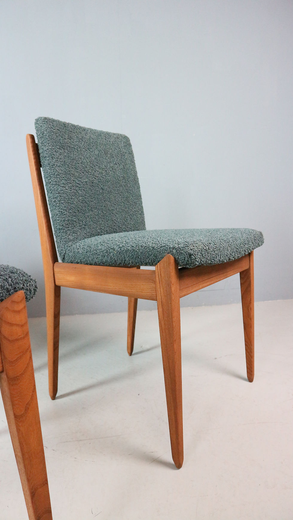 Thumbnail: Set of four dining chairs by ISA Bergamo, 1960s.