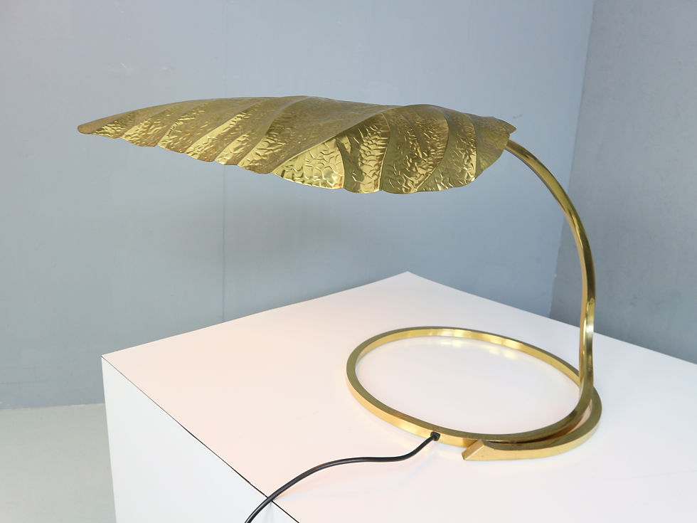 Thumbnail: Tommaso Barbi "Rhubarb" table  lamp by Bottega Gadda Italy, 1970