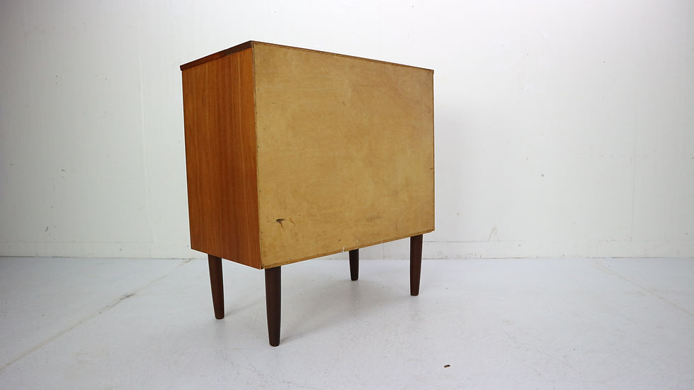 Thumbnail: Midcentury Danish Chest of Four Drawers in Teak, 1960s