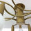 Thumbnail: Vintage Modern Golden Color Ceiling Lamp, 1970s