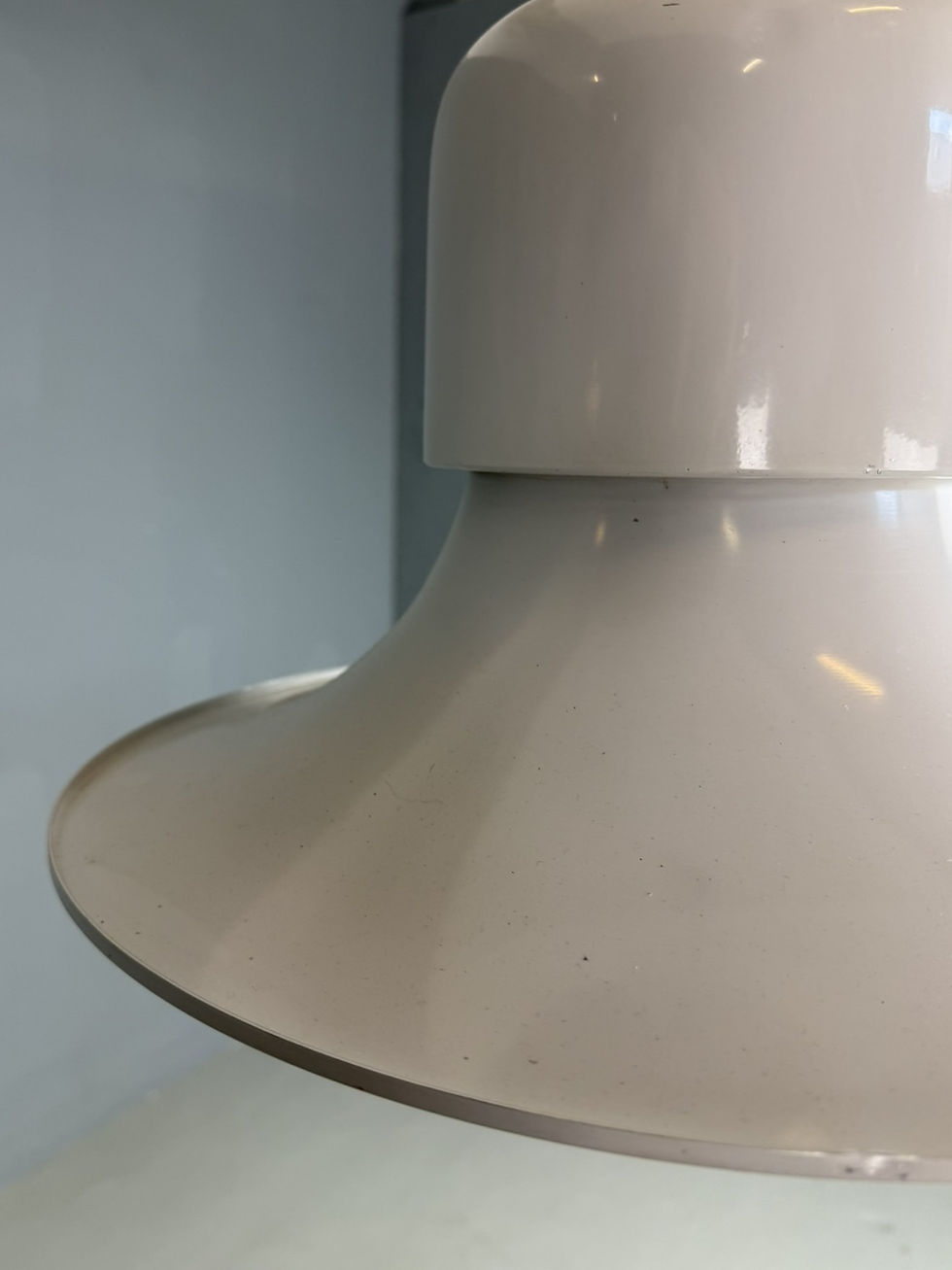 Thumbnail: White 'Campana' Hanging Lamp by Joe Colombo for Stilnovo, Italy 1970s