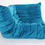 Thumbnail: Togo Corner Lounge Chair by Michel Ducaroy for Ligne Roset in Blue Velvet, 1973