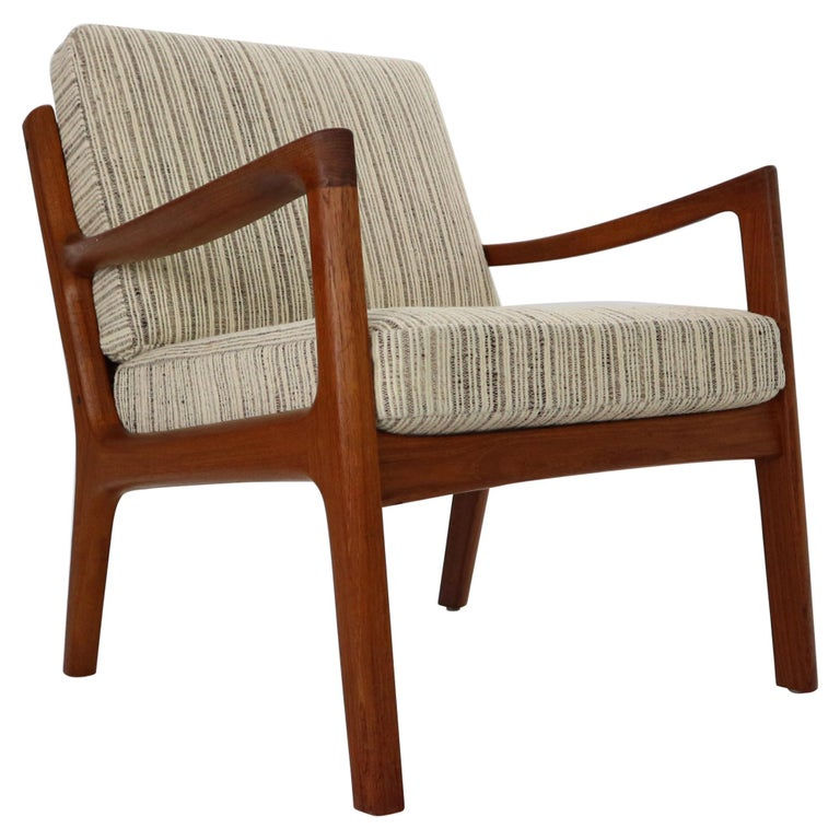 Ole Wanscher "FD109" Teak senator Lounge Chair For France & Søn, 1956, Denmark
