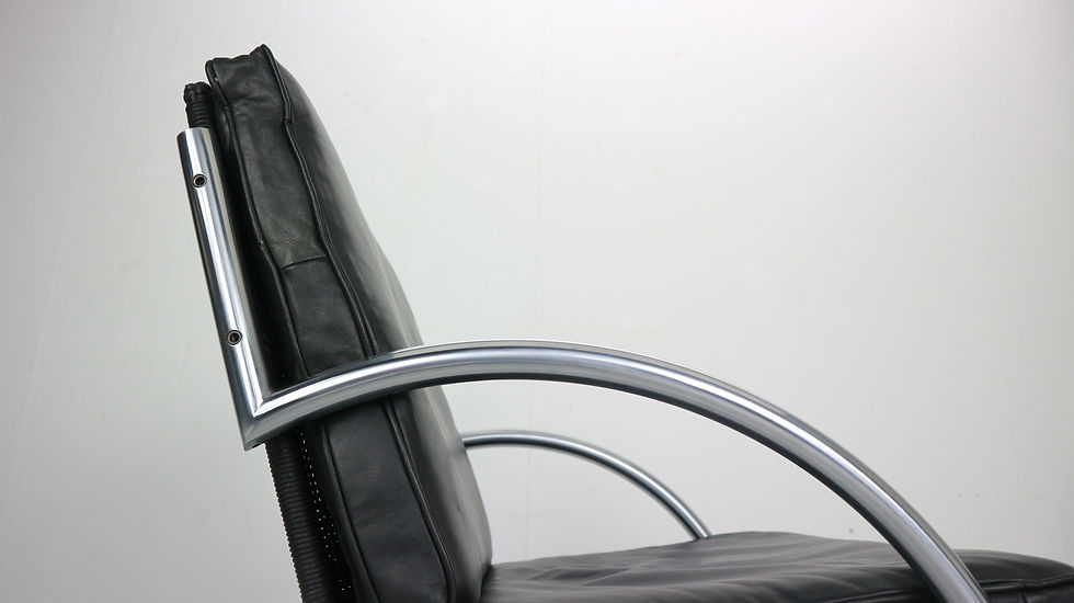Thumbnail: Set of 2 Lounge Armchairs by Gerard Van Den Berg for Rohe Noordwolde, 1980s