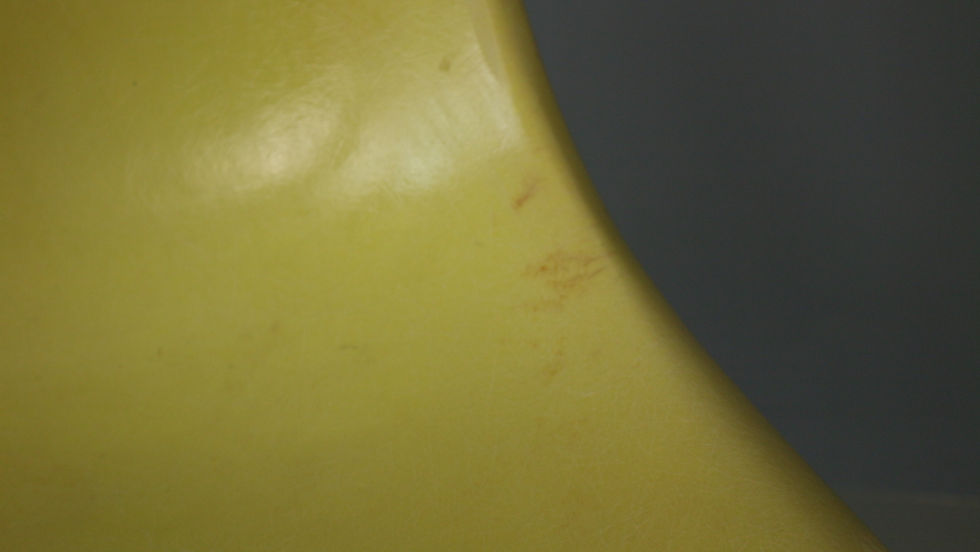 Thumbnail: Charles & Ray Eames "La Fonda" Light Yellow Fiberglass Chairs Herman Miller