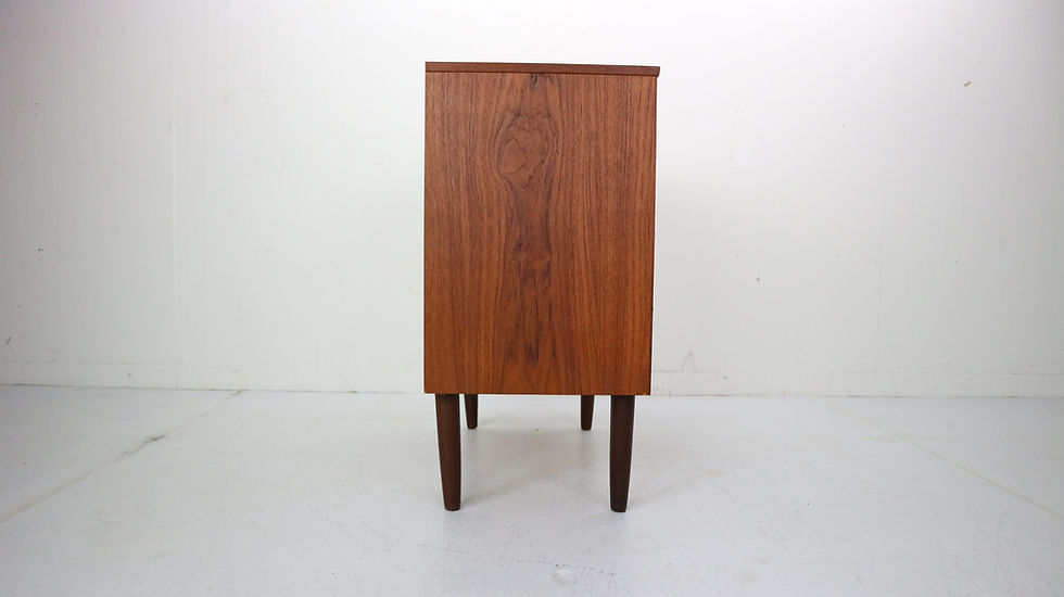 Thumbnail: Midcentury Danish Chest of Four Drawers in Teak, 1960s