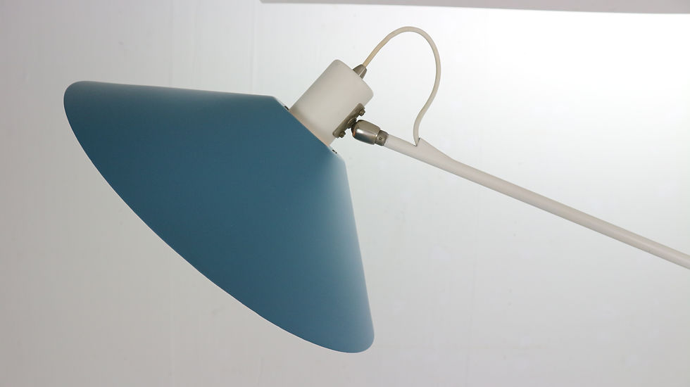 Thumbnail: Counter Blue Balance Ceiling Lamp by Anvia Holland, 1950