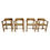 Thumbnail: Rainer Daumiller for Hirtshals Sawmill Set of 4 Dining Room Chairs, Denmark 1970