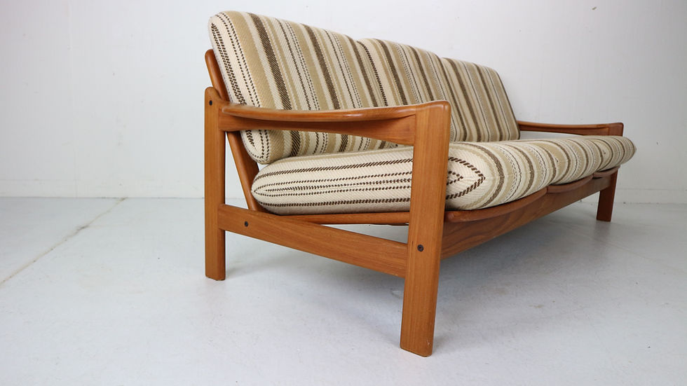 Thumbnail: Midcentury Danish Design Teak 3-Seat Sofa by Niels Bach, 1960 Denmark