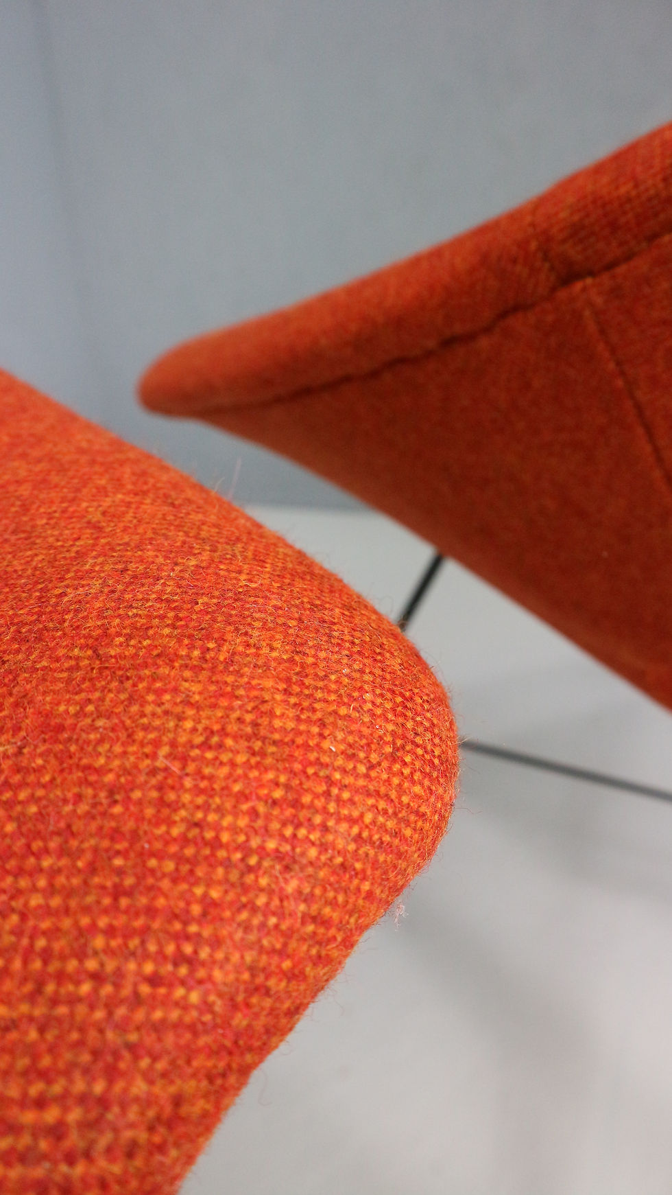 Thumbnail: Pair of rare easy chairs, Augusto Bozzi for Saporiti 1950s. Newly upholstered