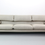 Thumbnail: Vico Magistretti "Maralunga" 3-seater and footstool re-upholstered For Cassina