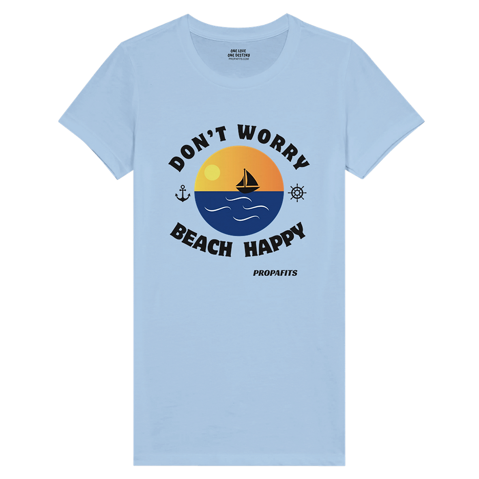 Thumbnail: Don't Worry Beach Happy Premium T-shirt